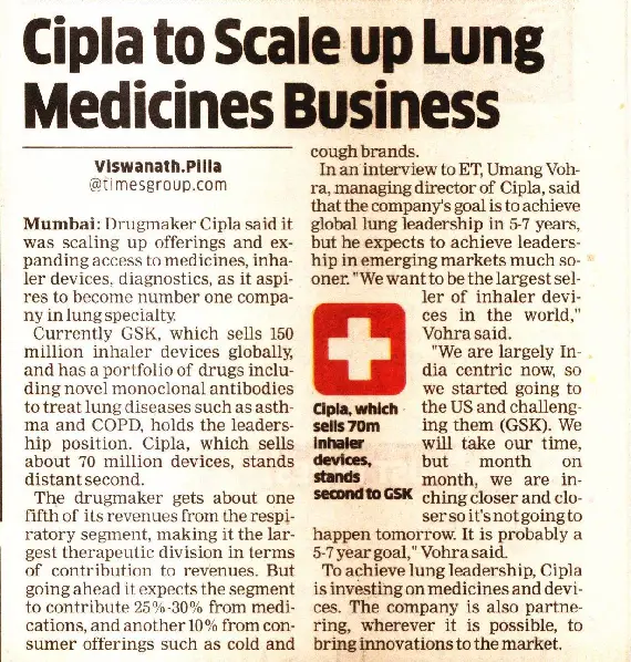 Cipla Leading Global Pharmaceutical Company