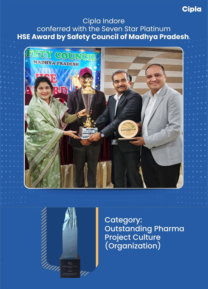 Seven Star Platinum HSE Award by Safety Council of Madhya Pradesh