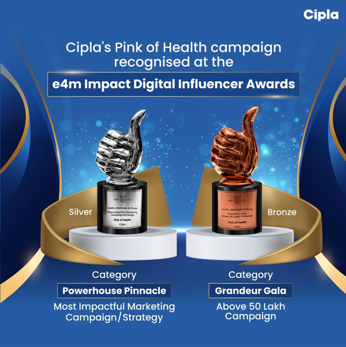 e4m Impact Digital Influencer Awards in the Category: Health, Wellness and Fitness